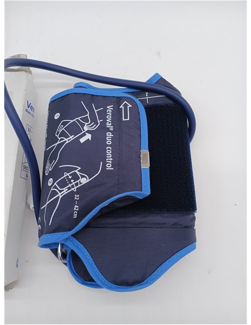 VEROVAL Duo Control, Manguito Para Tensiómetro de Brazo, Brazalete de Repuesto para Medidor de Tensión Arterial, Diseño Ergonómi