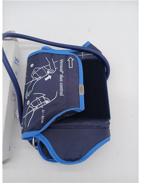 VEROVAL Duo Control, Manguito Para Tensiómetro de Brazo, Brazalete de Repuesto para Medidor de Tensión Arterial, Diseño Ergonómi