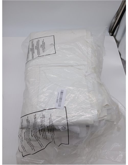 Recubrimiento para carpa color blanco, de 3 x 3 metros. 