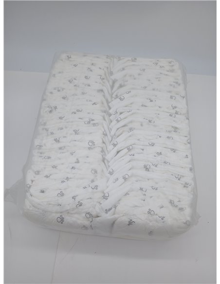 Amazon Basics Pañales Desechables para Perros Macho, S, Paquete de 50, Color Blanco