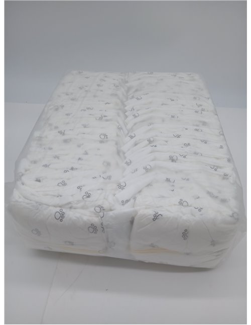 Amazon Basics Pañales Desechables para Perros Macho, S, Paquete de 50, Color Blanco