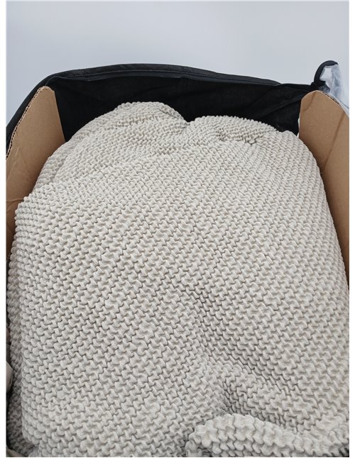 Funda Super Elástica Chaise Longue Brazo Largo Izquierdo (Visto de Frente) | Modelo NOVELE | Gris Claro | Protector de Calidad d