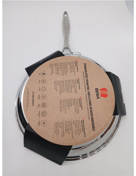 Beka Chef Frying Pan Stainless Steel 28 cm