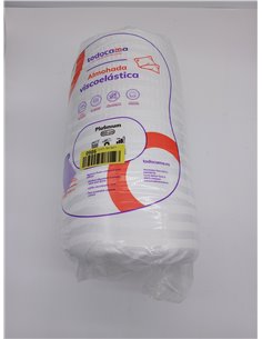 Todocama - Almohada viscoelástica, antiácaros y antibacterias. Tejido Platinium Suave, Fresco y Transpirable. Núcleo termorregul 2
