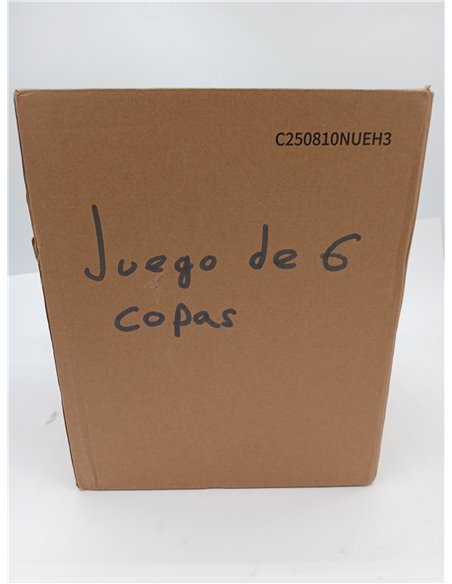 Amazon Basics Copas de Vino Blanco con Tallo, Juego de 6 Piezas, 341ml, Aptas para Lavavajillas