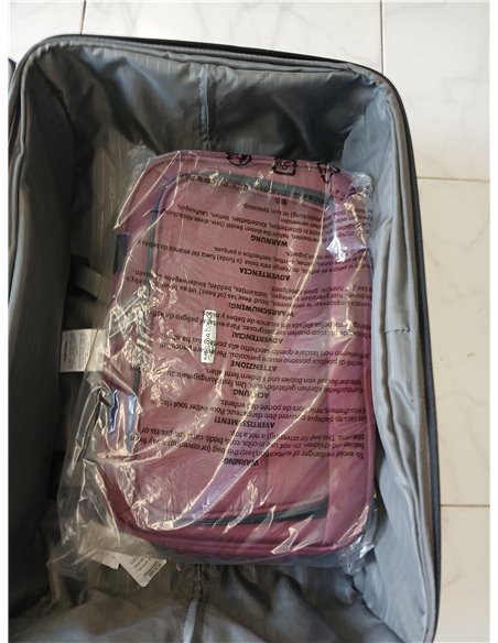 Amazon Basics Juego de Equipaje Blando de 2 Piezas, Maleta de Mano Expandible (58 cm) y Bolsa de Mano (25 cm), Ligero, 100% Poli