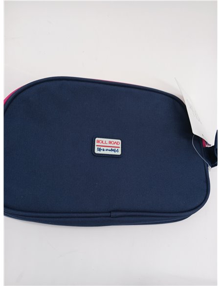 Roll Road Teckel Estuche Escolar, Estuche infafntil, Fabricado en Poliéster, Triple Compartimento para Mejorar la organización, 