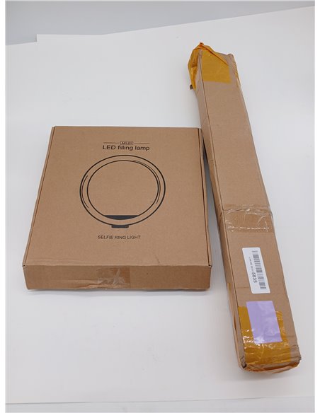 Aro de Luz con Tripode, 10" Ring Light con Control Remoto 3 Modos 10 Brillos Regulables Anillo de Luz para TikTok, Maquillaje, S