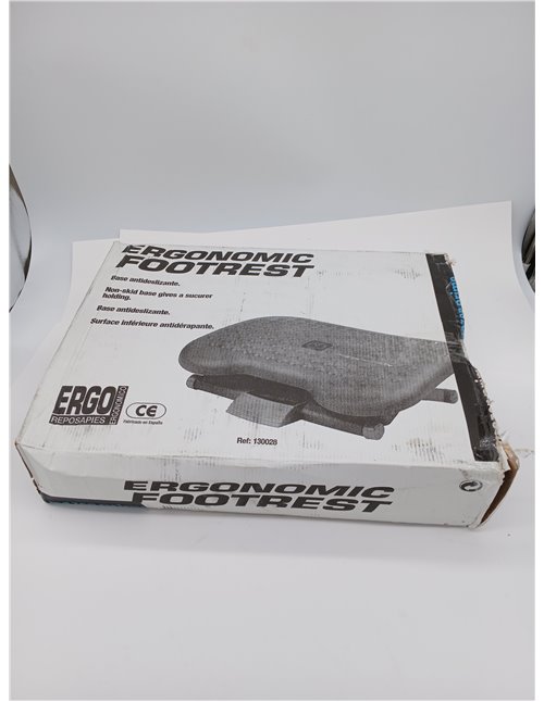 Fellowes Reposapiés Everyday Plus ergonómico con base antideslizante - Reposapiés para el escritorio - para oficina y hogar - Ne