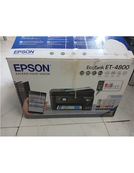 Epson EcoTank ET-4800 Ink Tank Printer | For Home & Small Office | Wi-Fi & Ethernet| A4 | Print, Copy, Scan, Fax | 1.5" LCD Scre