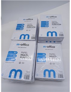 Paquete Folios A5 80gr, 10 Paquetes de 500 hojas, Papel Multifunción para Impresora Inkjet y Láser, Hojas A5 148 x 210 mm Ideale 2
