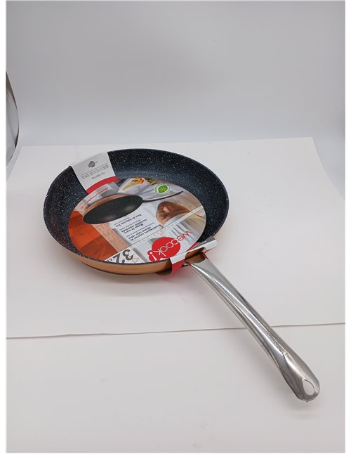 WECOOK! Professional Sartén Aluminio Forjado 32 cm, Inducción, Antiadherente Ecológico sin PFOA, 2,8 mm Espesor, Mango Acero Ino
