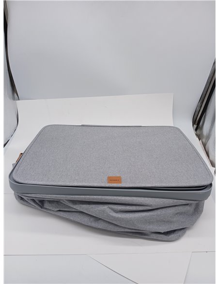 SONGMICS LCB813G01 Dirty Laundry Basket, Garbage Bag 170 L, 2 Compartments, Easy Assembly, with Lid Handles, Removable Inner Bag