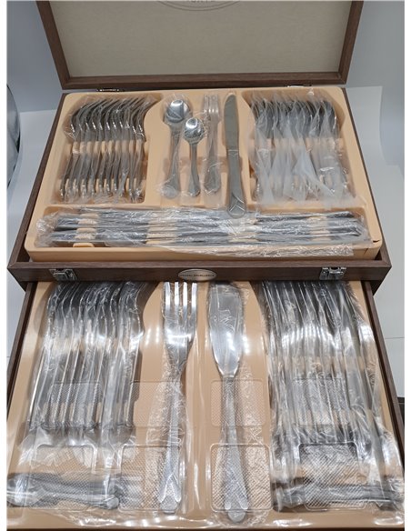 Pradel Excellence D635C-113 - Cubertería combinada, Acero inoxidable, Color Plata