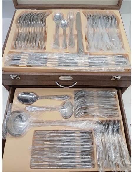 Pradel Excellence D635C-113 - Cubertería combinada, Acero inoxidable, Color Plata