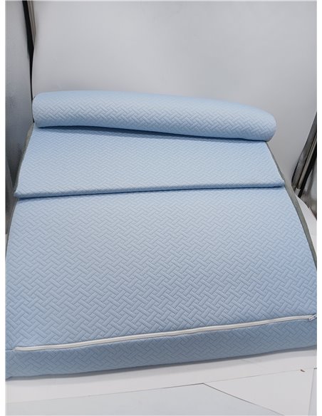 Babenest Orthopedic Wedge Pillow for Bed, Set of 3 Triangle Pillows with Headrest for Leg Lift, After Surgery, Acid Reflux, Back