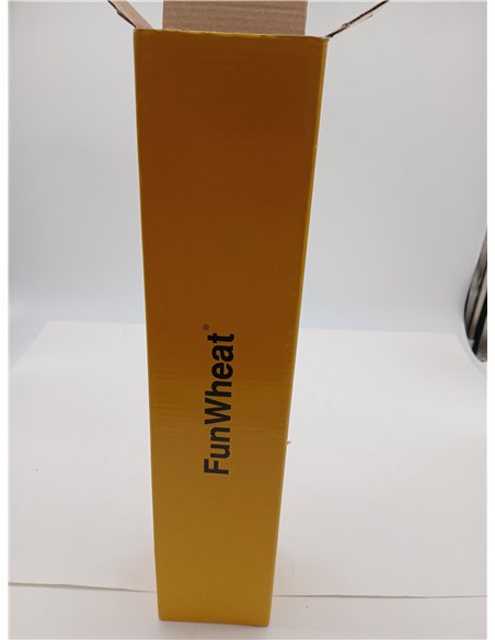 FunWheat Juego de 8 manteles Individuales Redondos Trenzados para Mesa de Comedor, Tejidos, Lavables, Antideslizantes, 38 cm (Ve