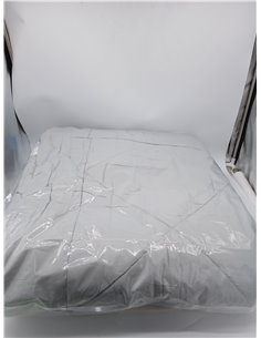 WAVVE Edredón Acolchado 240x260 cm, Edredon Cama 180/200, Relleno Nórdico 300 gr/m² en 100% Microfibra (260x240 cm, Gris Claro) 2