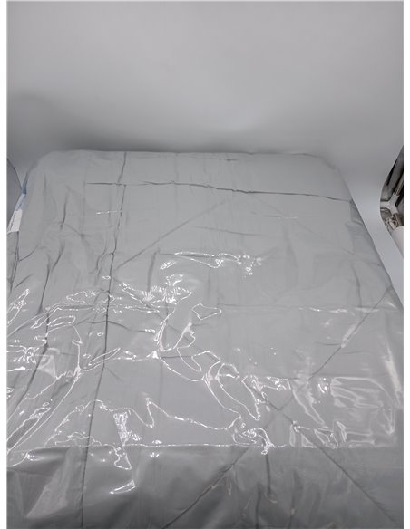 WAVVE Edredón Acolchado 240x260 cm, Edredon Cama 180/200, Relleno Nórdico 300 gr/m² en 100% Microfibra (260x240 cm, Gris Claro)