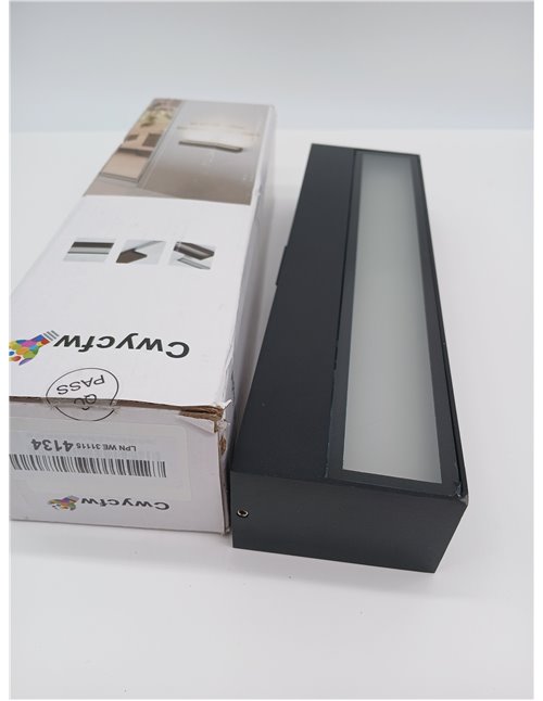 Lightess 18W 30CM Apliques de Pared LED Lámpara de Pared Interior Luz Moderna Agradable Luz de Aluminio Iluminación para Salón D