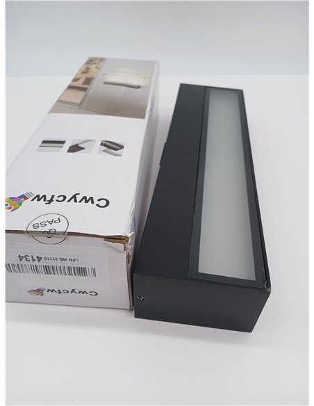 Lightess 18W 30CM Apliques de Pared LED Lámpara de Pared Interior Luz Moderna Agradable Luz de Aluminio Iluminación para Salón D