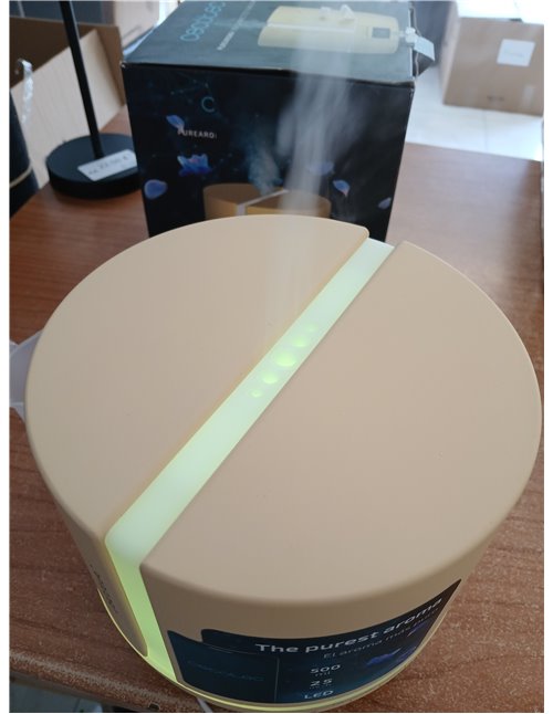 Cecotec Difusor de aromas PureAroma 550 Connected SunLight. Capacidad 500ml, Pantalla LED, Altavoz, Control por bluetooth, App, 