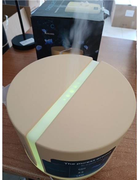 Cecotec Difusor de aromas PureAroma 550 Connected SunLight. Capacidad 500ml, Pantalla LED, Altavoz, Control por bluetooth, App, 