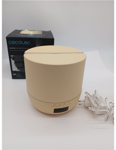 Cecotec Difusor de aromas PureAroma 550 Connected SunLight. Capacidad 500ml, Pantalla LED, Altavoz, Control por bluetooth, App, 