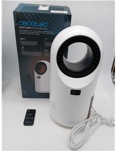 Cecotec Calefactor Bajo Consumo Ready Warm 8200 Bladeless. Potencia 1500 W, Mando a Distancia, Pantalla LED, Control táctil, 3 M 2