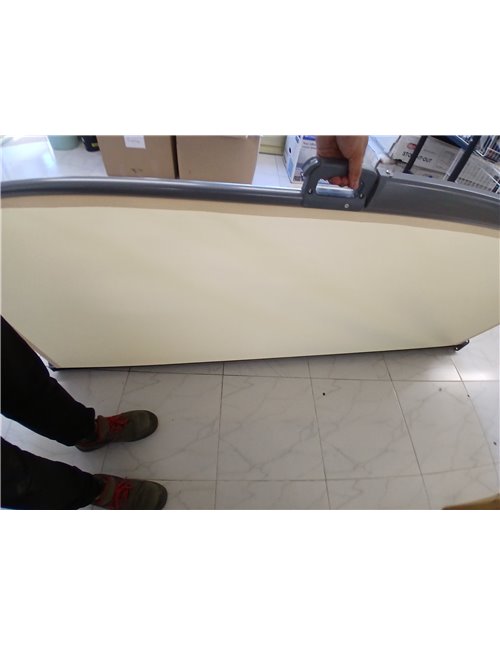 SONGMICS 2 x 6 m, Alto x Largo, Toldo Lateral para Balcón, Patio, Terraza y Jardín, Montaje en el Suelo, Protección de Privacida