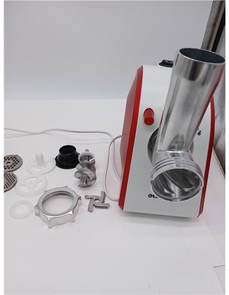 Edihome, Picadora de Carne Eléctrica, Marcha avance y Retroceso, Máquina para picar Carne Profesional, 2200W, Multifuncional con