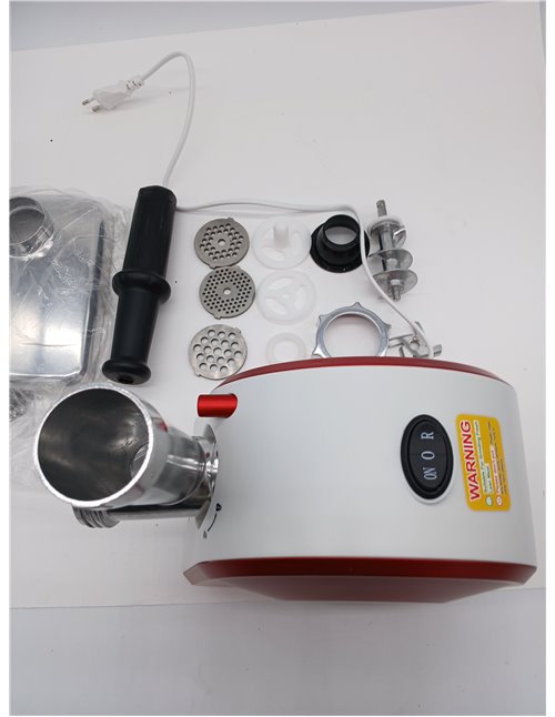 Edihome, Picadora de Carne Eléctrica, Marcha avance y Retroceso, Máquina para picar Carne Profesional, 2200W, Multifuncional con