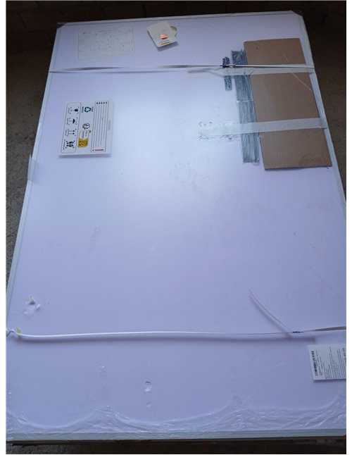 VIZ-PRO Pizarra blanca grande 180 x 120 cm, magnética con marco de aluminio, ideal para oficina, escuela y hogar