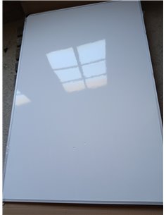 Amazon Basics Pizarra blanca magnética con bandeja para rotuladores y marco de aluminio, 150 cm x 100 cm 2