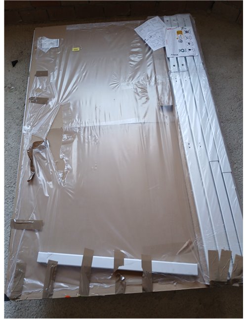 VIZ-PRO Double-sided mobile whiteboard, 1800 x 1200 mm