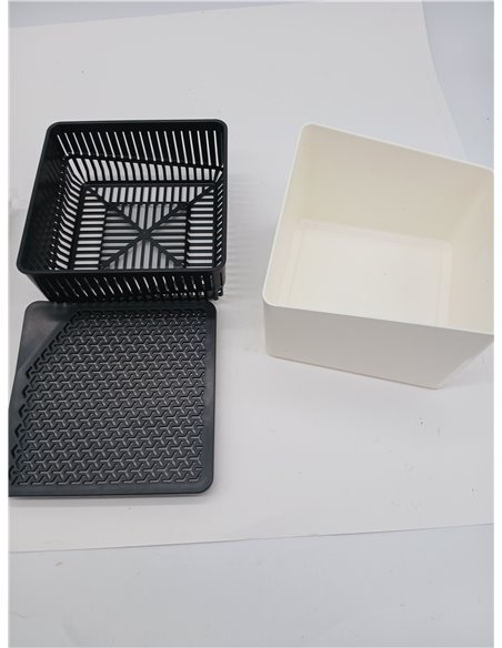 WENKO Deshumidificador Mod Cube, 1000 g, para habitaciones de hasta 80 m³, previene moho y malos olores, sin electricidad, silen