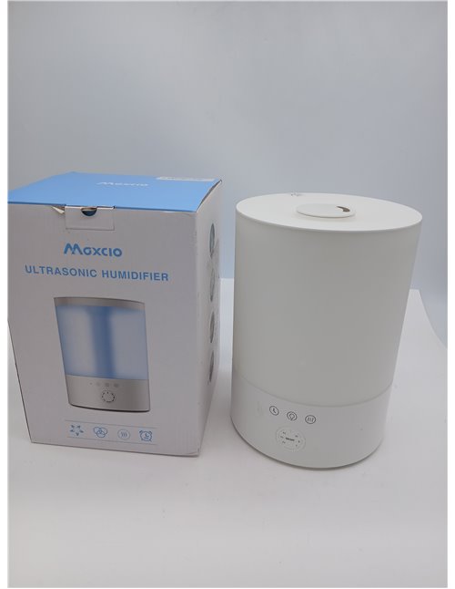 Maxcio Humidificador Ultrasónico 2.5L con 3 Modos de Niebla Temporizador 2/4/8h Apagado Automatico Luz LED Nocturna 30 Horas de 