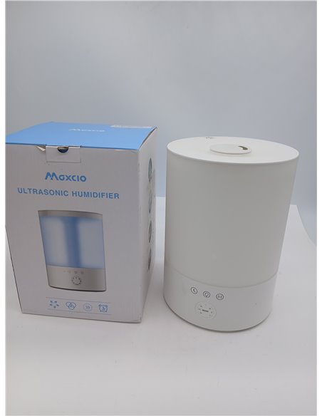 Maxcio Humidificador Ultrasónico 2.5L con 3 Modos de Niebla Temporizador 2/4/8h Apagado Automatico Luz LED Nocturna 30 Horas de 