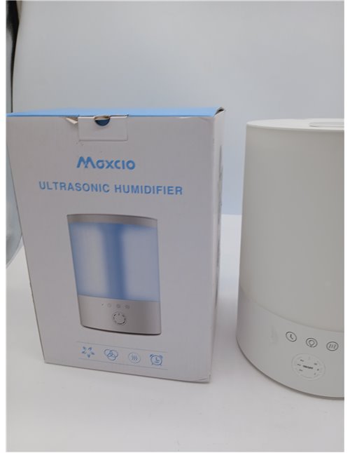 Maxcio Humidificador Ultrasónico 2.5L con 3 Modos de Niebla Temporizador 2/4/8h Apagado Automatico Luz LED Nocturna 30 Horas de 