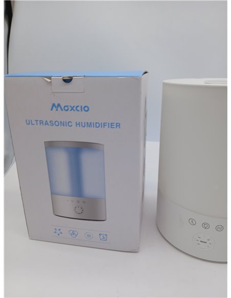 Maxcio Humidificador Ultrasónico 2.5L con 3 Modos de Niebla Temporizador 2/4/8h Apagado Automatico Luz LED Nocturna 30 Horas de 