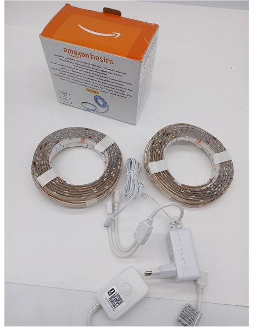 Amazon Basics Smart LED Strip Light 10M RGBW, Works with Alexa Only, Multicolor