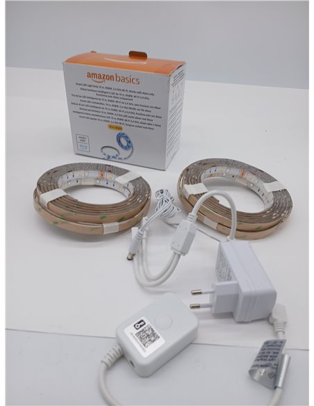Amazon Basics Smart LED Strip Light 10M RGBW, Works with Alexa Only, Multicolor
