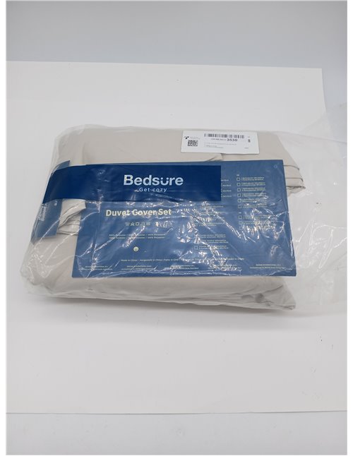 Bedsure Bedding Duvet Cover 240 x 220 – Polyester Microfibre Duvet Cover Set 240 x 220 cm and 2 Pillowcases 65 x 65 cm, Duvet Co