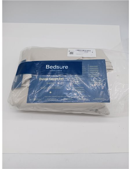 Bedsure Bedding Duvet Cover 240 x 220 – Polyester Microfibre Duvet Cover Set 240 x 220 cm and 2 Pillowcases 65 x 65 cm, Duvet Co