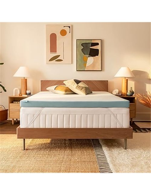 Tempur ProForm Supreme - Protector de colchón para Cama tamaño Queen (7,6 cm), Color Blanco