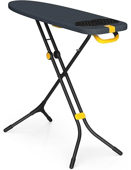 Joseph Joseph Glide Plus Ironing Board 110 x 33 cm Foldable and Adjustable, Easy to Store, for Steam Iron, Cotton Cover with 4 L