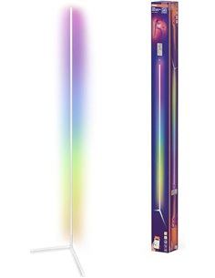 OSRAM - Lámpara de pie (2000 mm, 20 W, RGBW, 2700-6500 K, WiFi, mando a distancia, blanco, luz ambiental