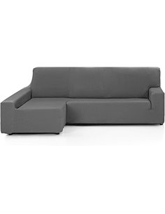 Martina Home Tunez Funda Chaise Longue Brazo Izquierdo Gris (Visto de Frente)