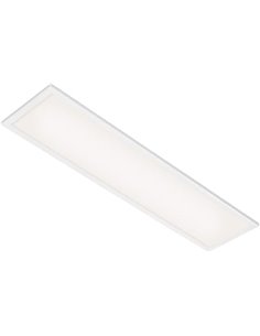 BRILONER - Plafón LED Ultra Plano, Panel Rectangular 100x25x6cm, 22W, 2200 Lúmenes, Lámpara de Techo Para Cocina, Luz Blanca