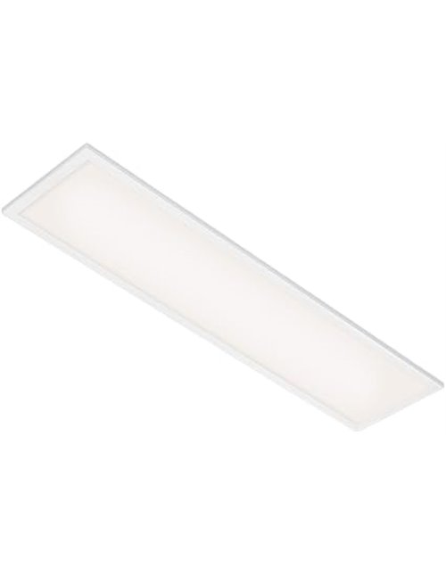 BRILONER - Plafón LED Ultra Plano, Panel Rectangular 100x25x6cm, 22W, 2200 Lúmenes, Lámpara de Techo Para Cocina, Luz Blanca